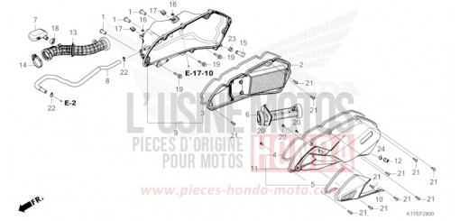 AIR CLEANER WW125SS de 2025